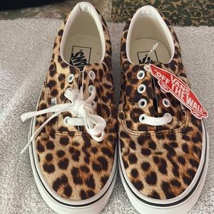 Vans leopard print sneakers. Brand new.